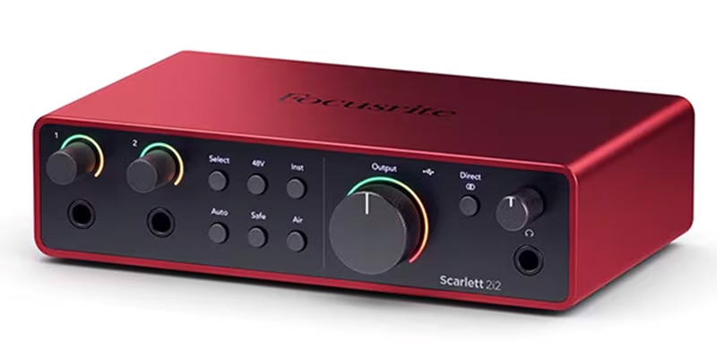 コスパ最高のFocusrite Scarlett 2i2！DTM初心者向けオーディオ